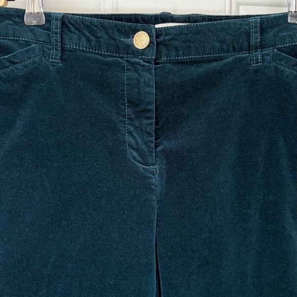•Chico's• Jade Green Velveteen Pants - Size 10 (Chico’s 1.5) - Picture 3 of 8